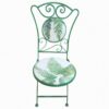 Καρέκλα μεταλλική πράσινο 40*40*98 HA0147