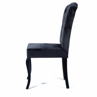 Artekko Flasrops Καρέκλα Ξύλο Μαύρο Χρώμα Ύφασμα (50x60x101)cm