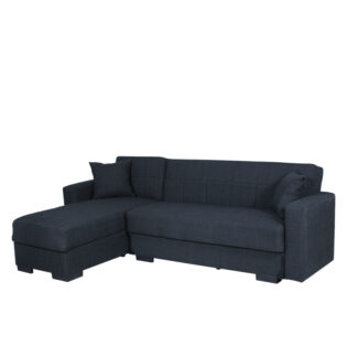 Καναπές κρεβάτι γωνιακός 236χ150χ78 MIRA ύφασμα VISION K.GRI
