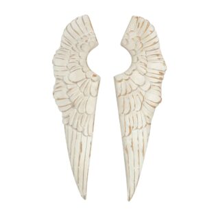 Artekko Angel Διακοσμητικά Φτερά Τοίχου από Μαγνήσιο (31x5x61)cm Σετ/2