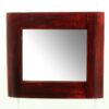 Καθρέπτης κόκκινος 80Χ60-Καθρέφτης